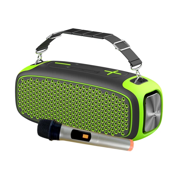 WiWU P16 MAX Portable Speakers Black + Yellow Green