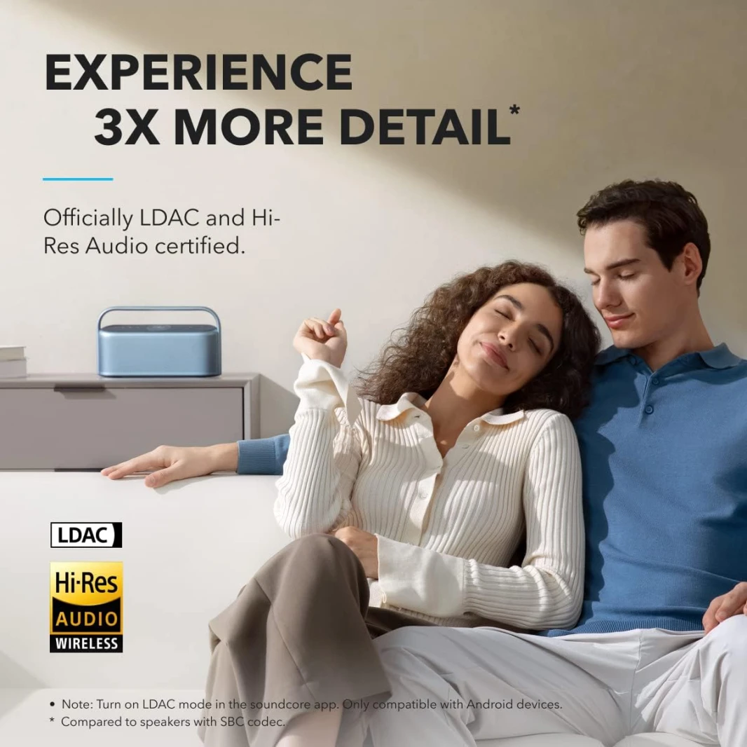 Anker SoundCore Motion X600 Portable Hi-Res Wireless Speaker Black