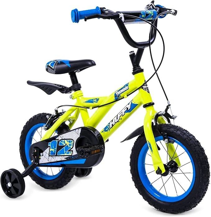 Huffy Pro Thunder 12 Inch Kids Bike - Bright Yellow