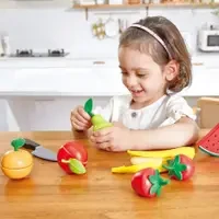 طقم فواكه صحية للمطبخ – 8 قطع – ألعاب خشبية – هيب