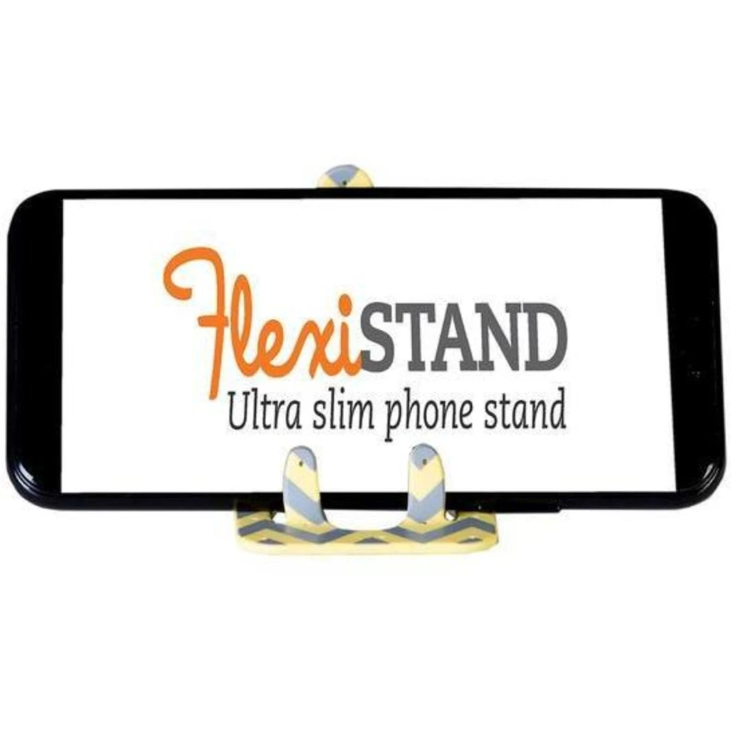 Thinking Gifts Flexistand Yellow Chevron