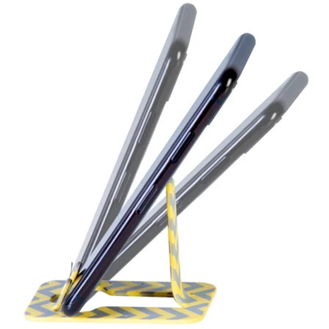 Thinking Gifts Flexistand Yellow Chevron
