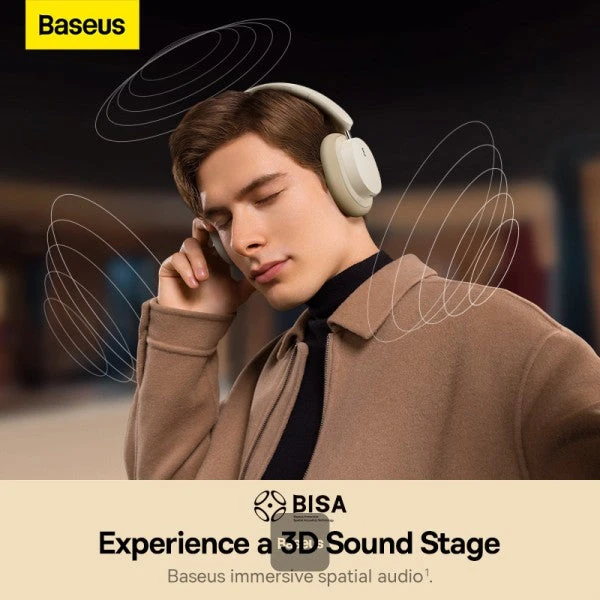 Baseus Bowie D05 Wireless Headphones Creamy