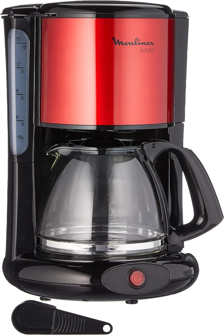 Moulinex Subito Coffee Maker 1.25L 10 - 15 Cups 1000W