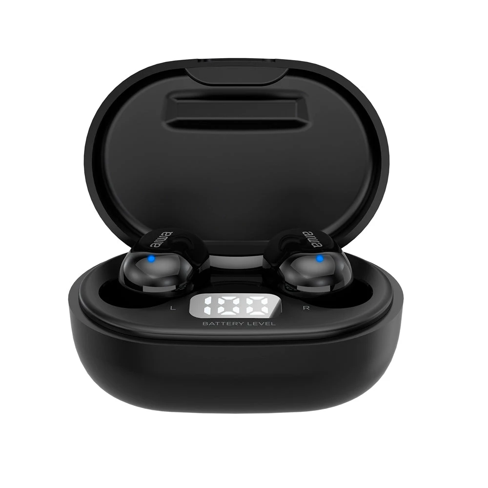 Aiwa True wireless Stereo Earphones Black