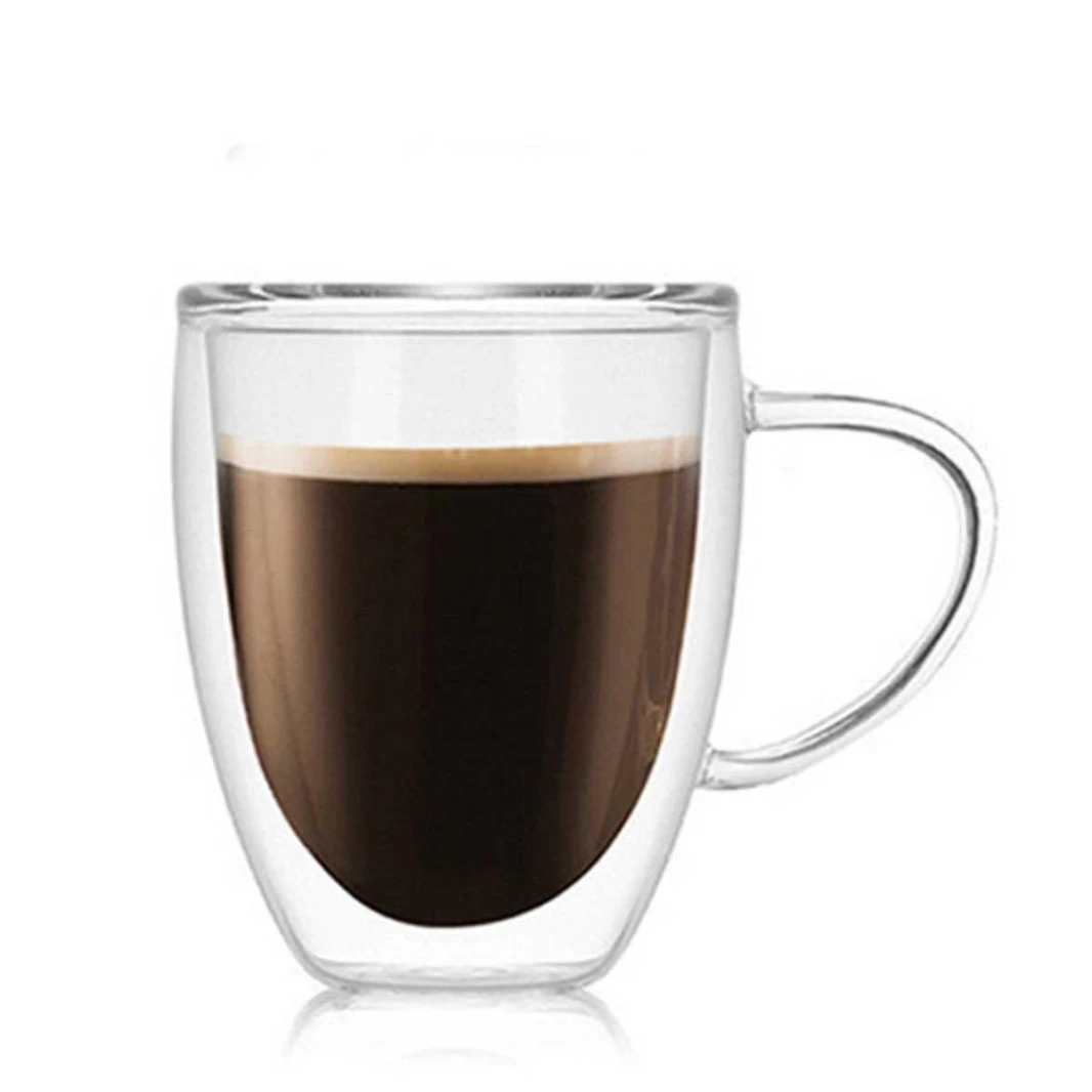 Double Wall Glass 150ml with Handle