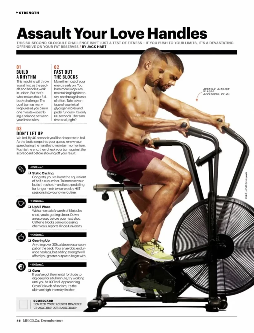 Fitness Air Bike With LCD Monitor