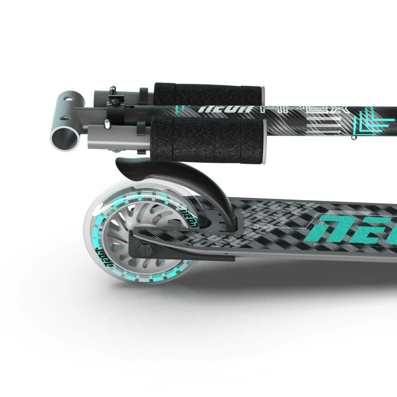 Yvolution Neon Apex Scooter - Grey/Teal