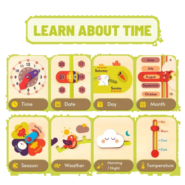 Mideer - Versatile Clock Board