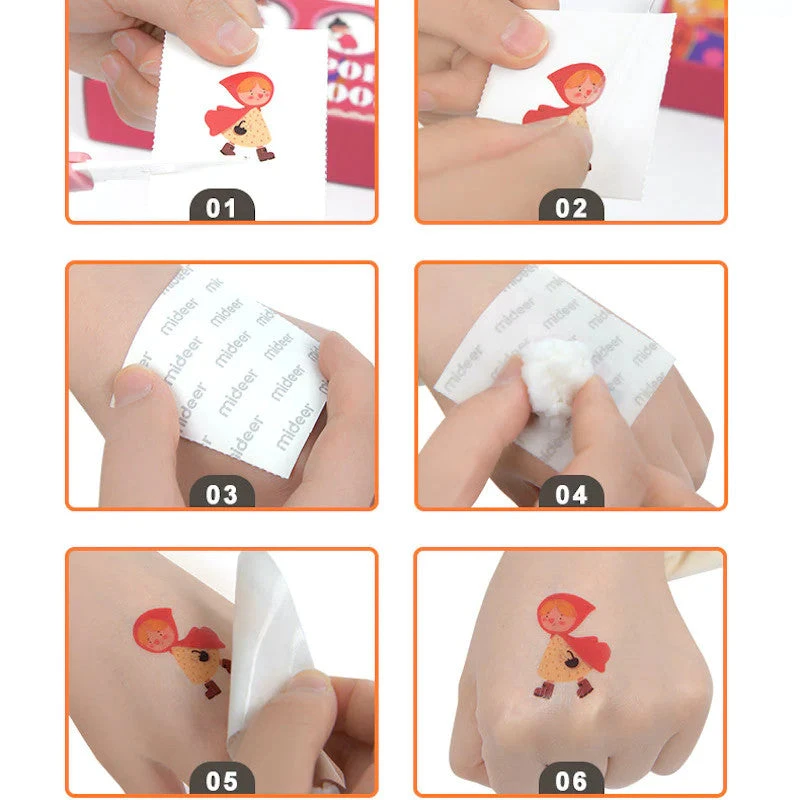Mideer - Temporary Tattoos - Colorful Garden