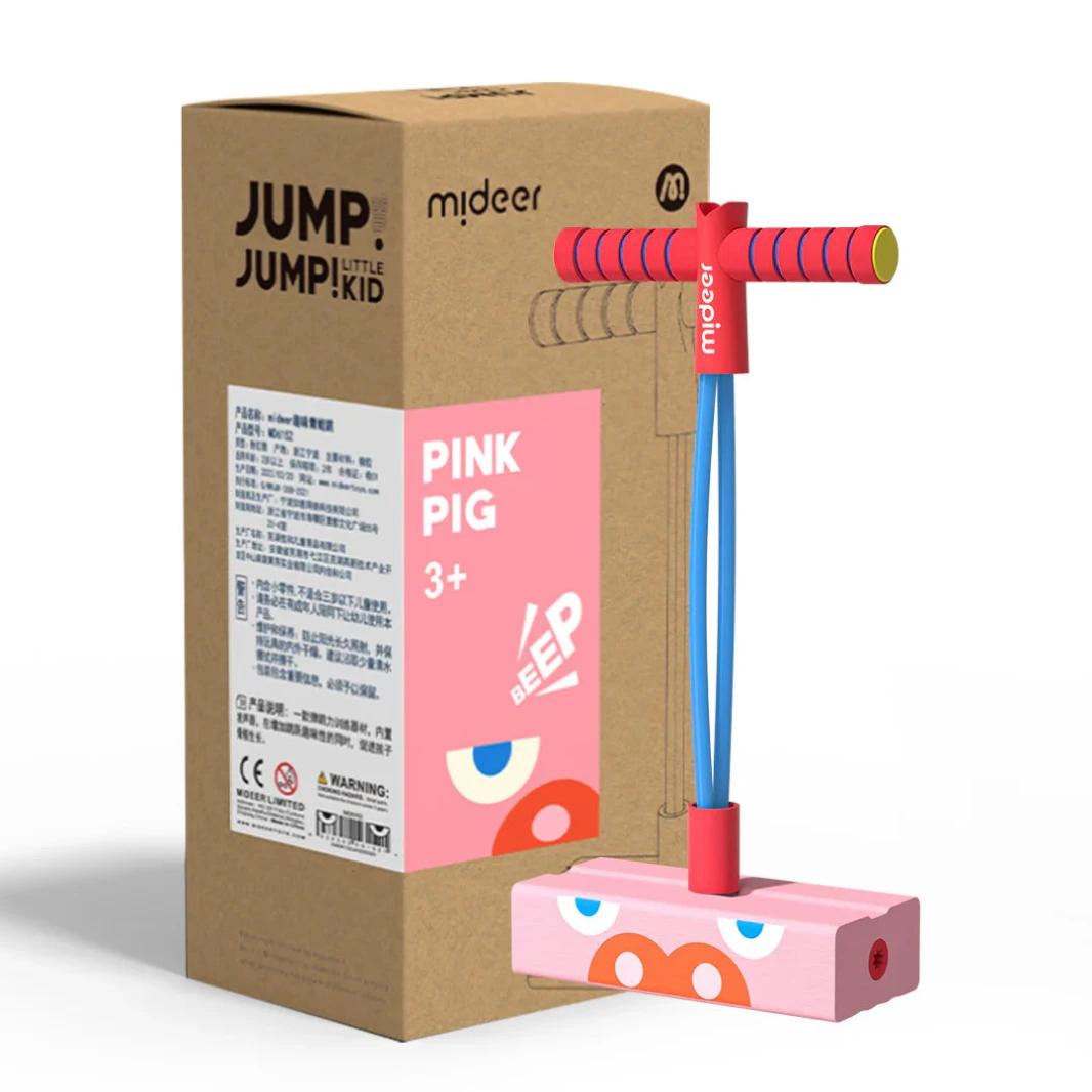 Pink Jumpbox ICN.com : Mideer Jump Jump Kid—Pink Pig