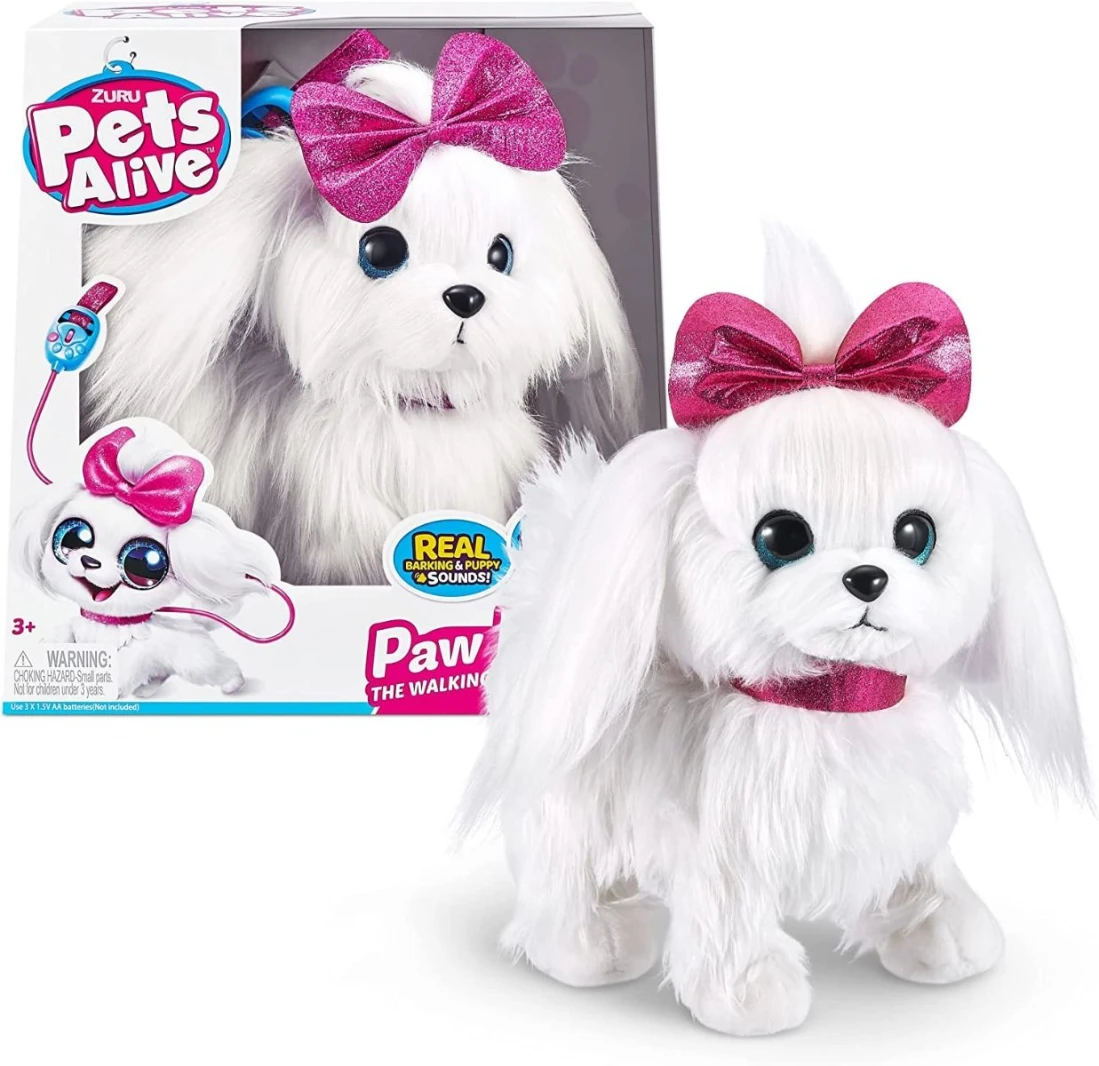 Pets Alive Lil Paw Paw The Walking Puppy