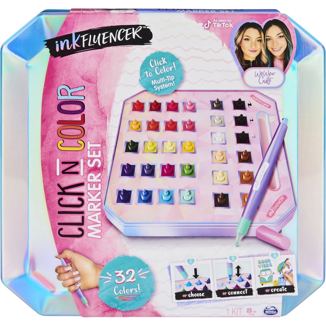 Inkfluencer Click N Color Marker Set