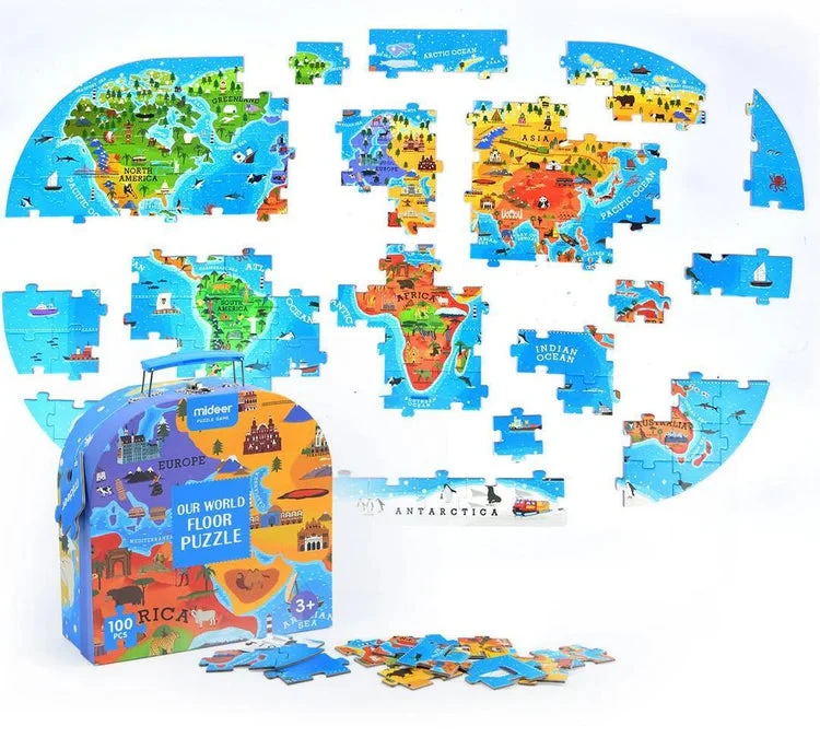 Mideer - Gift Box Puzzle- Our World