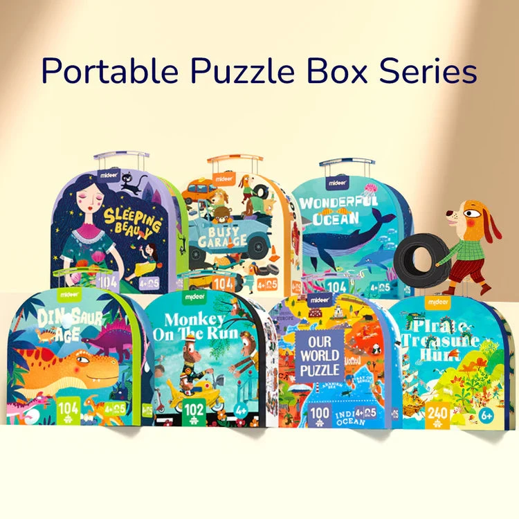 Mideer - Gift Box Puzzle- Our World