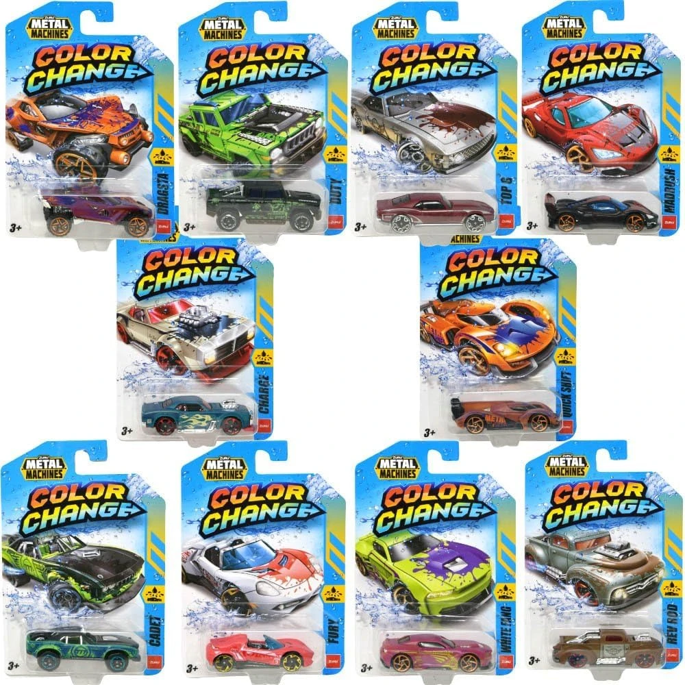 Metal Machines Standard S4 Color Change Car 1 Pack 30 Pcs