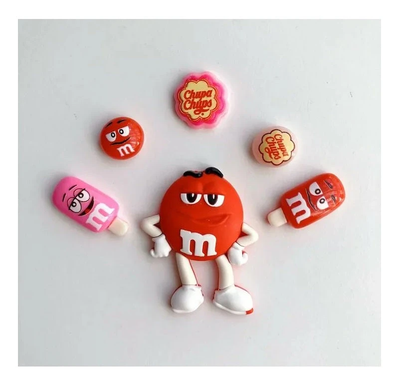 Rubber Keychain M & M'S