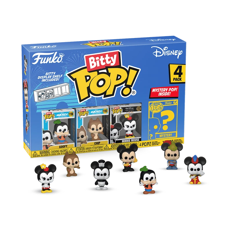 Bitty Pop Disney: Disney Classic Goofy 4Pk