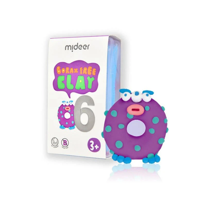 Mideer - Borax Free Clay: 6 Colors