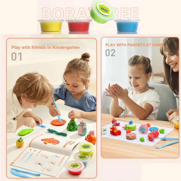Mideer - Borax Free Clay: 6 Colors