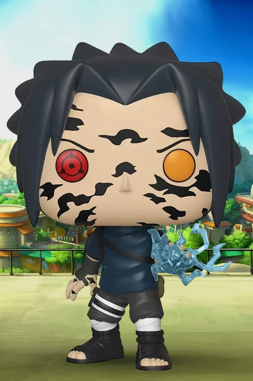Pop Animation: Naruto Sasuke W Curse Marks Exc