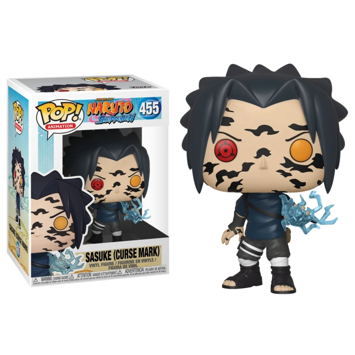 Pop Animation: Naruto Sasuke W Curse Marks Exc
