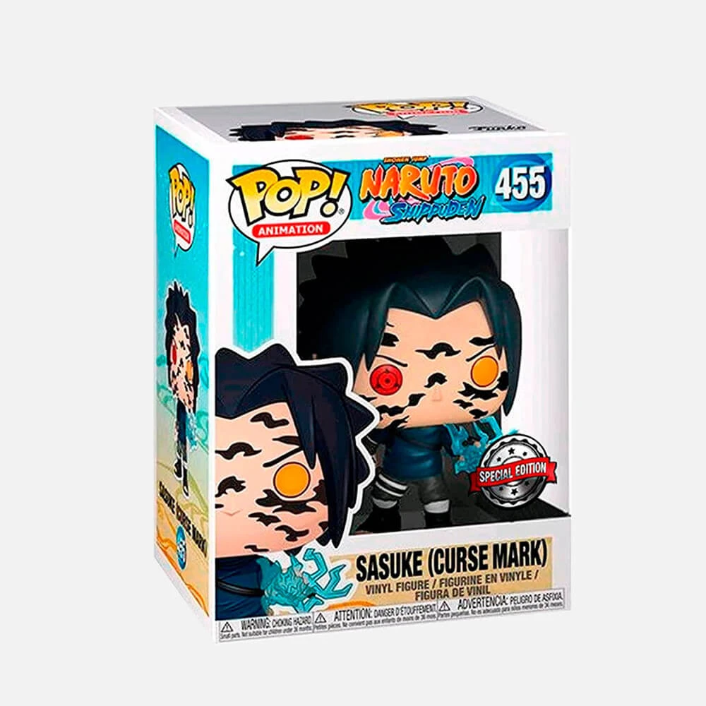 Pop Animation: Naruto Sasuke W Curse Marks Exc