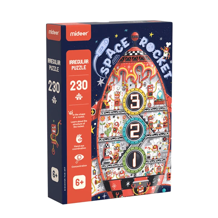 Mideer - Irregular Puzzle: Space Rocket