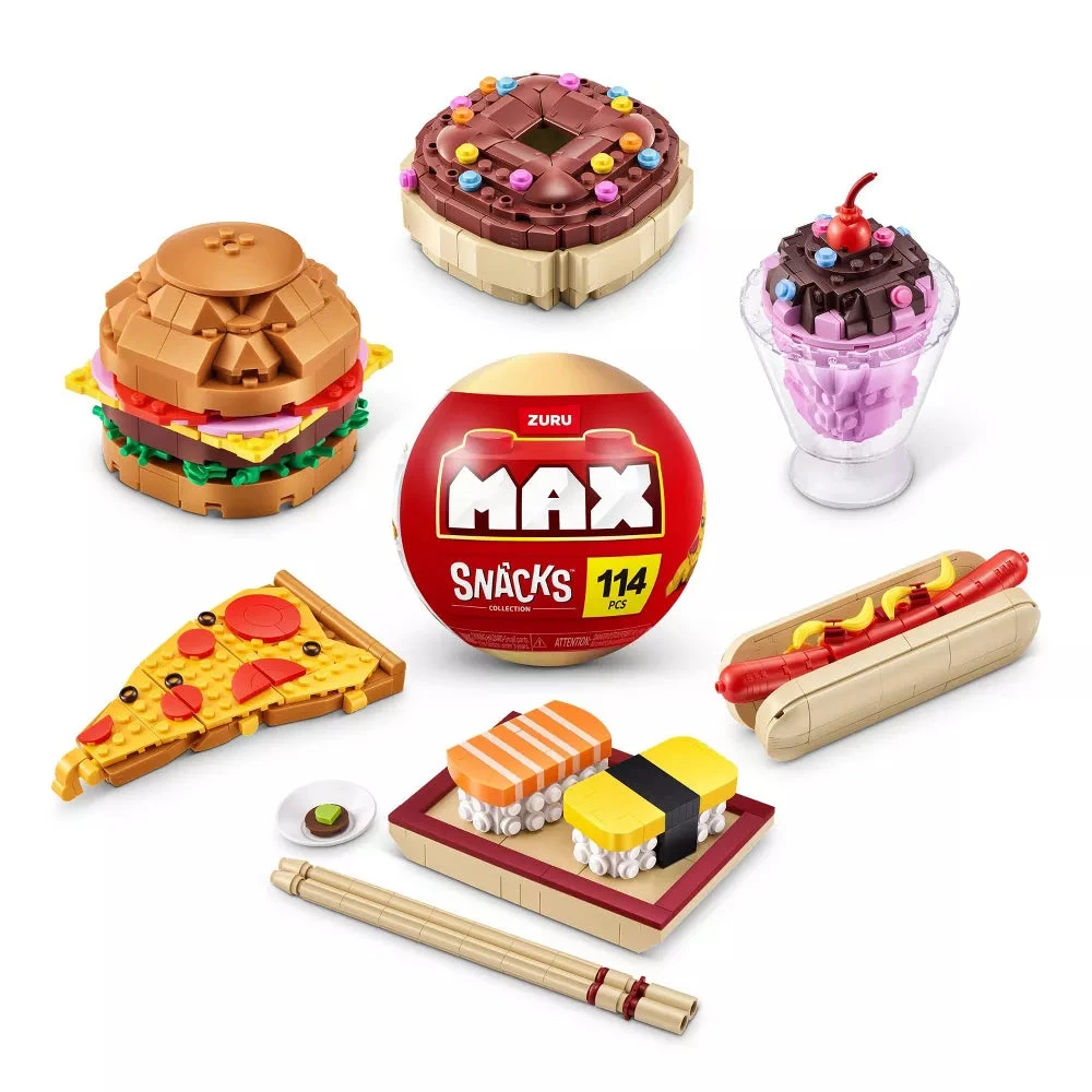ZURU Max Premium Snack Capsule - Bouwspeelset in ... | Speelgoed ZURU Max Premium Snack Capsule - Bouwspeelset in ... | Speelgoed