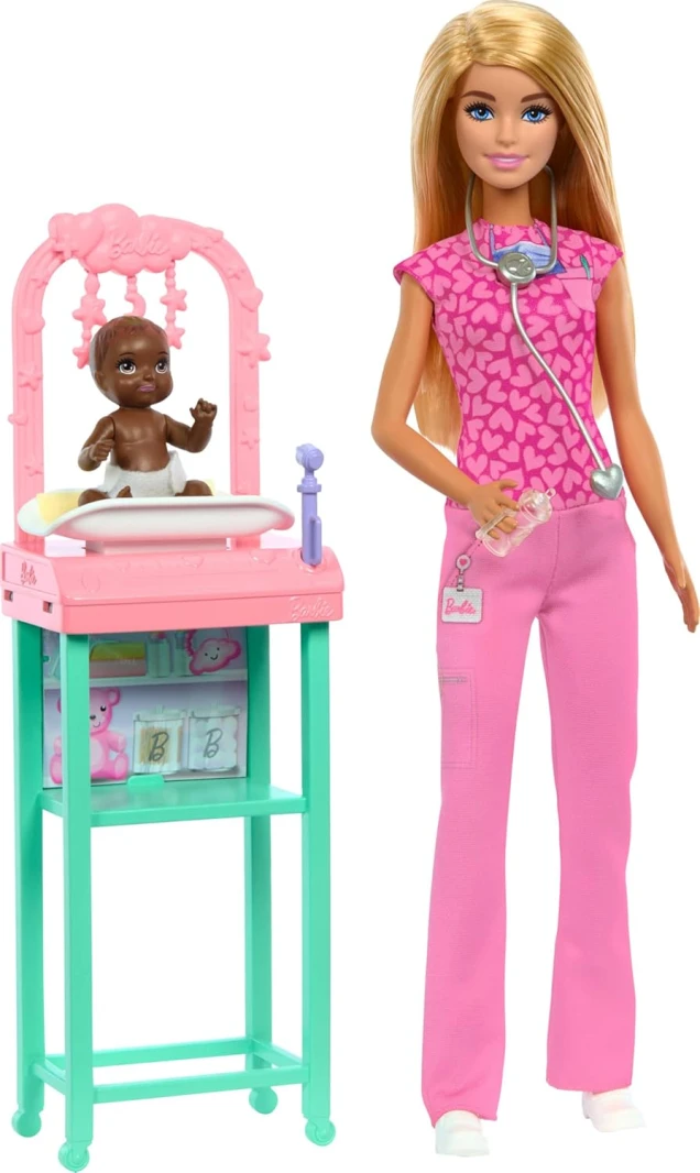 Mattel Brb New Nrtg Baby Doctor Wht