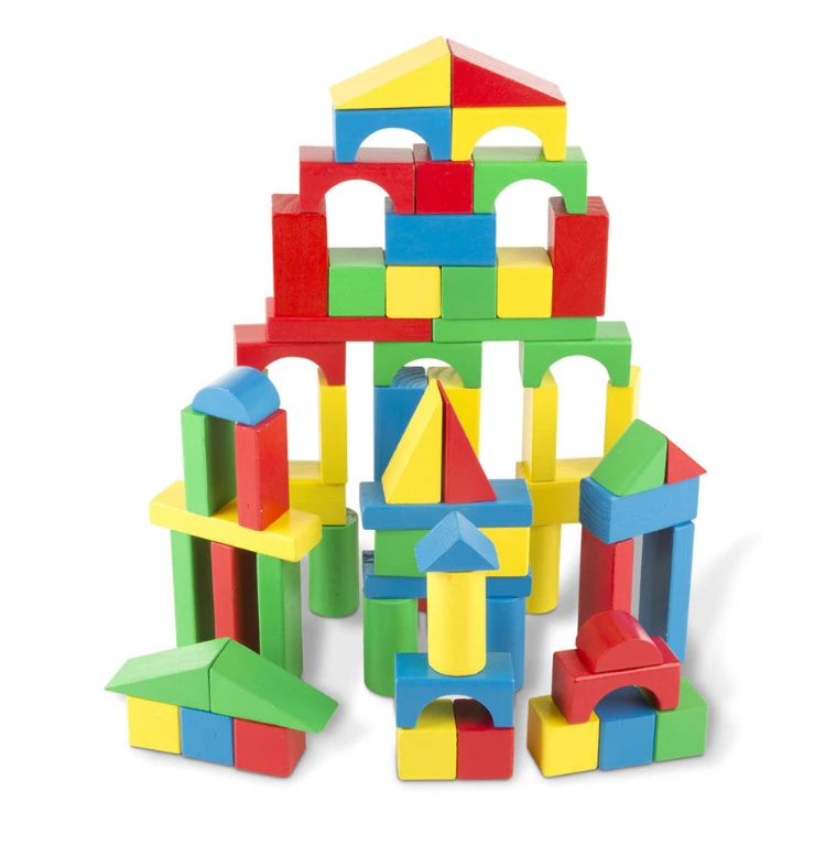ICN.com : 100 WOOD BLOCKS SET