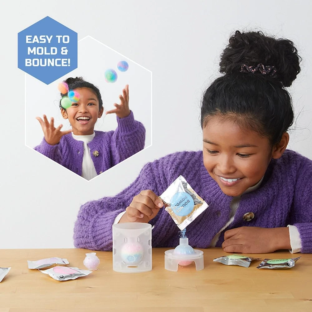 Discovery Toy Diy Cosmic Bounce Glow In The Dark 12 Pc Set