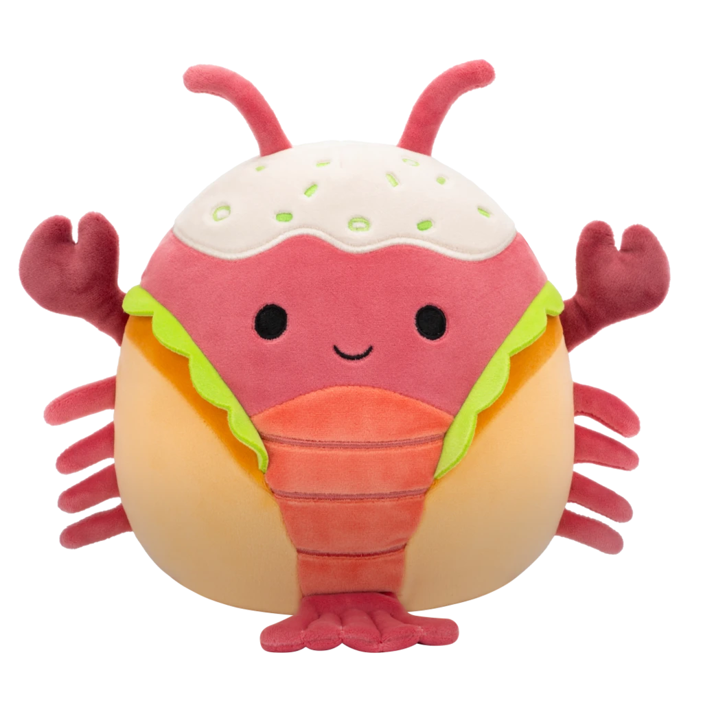 Sqk Little Plush 7.5 Lorono Red Lobster In Lobster Roll