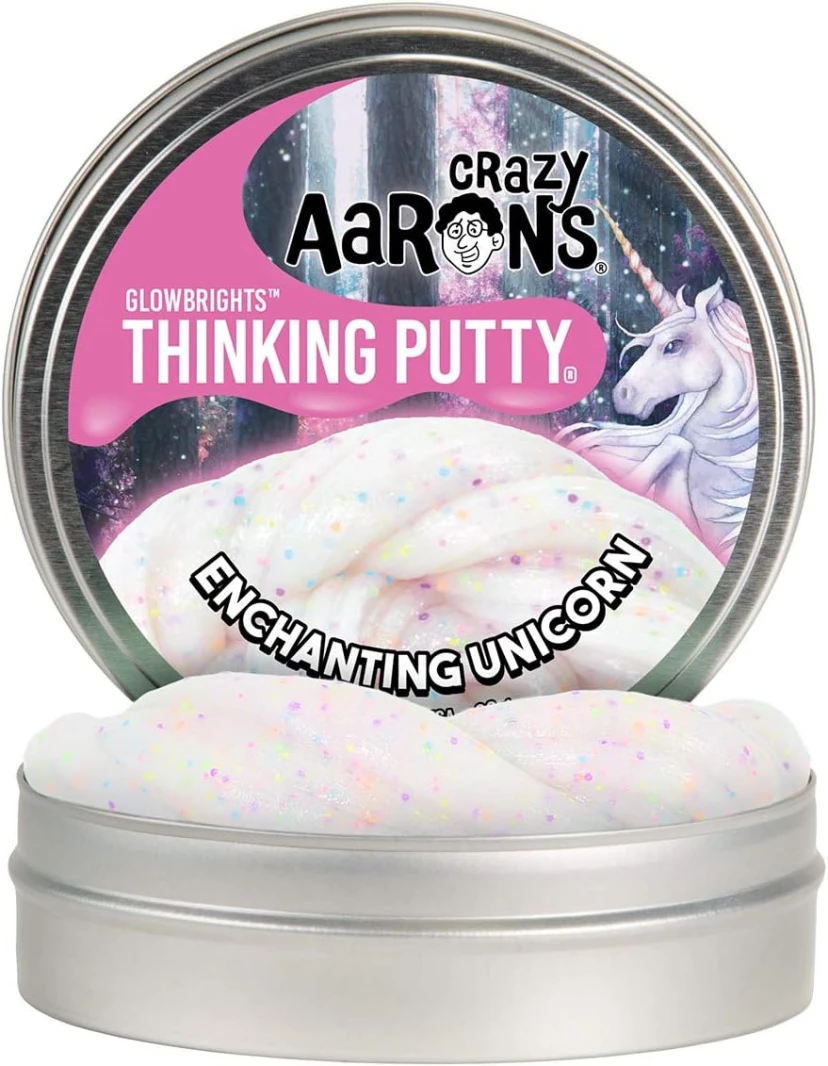 Crazy Aaron Enchanting Unicorn Full Size Thinking Putty Tin