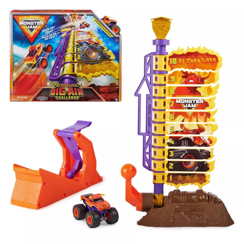 Spin Master Monster Jam El Toro Big Air Challenge set