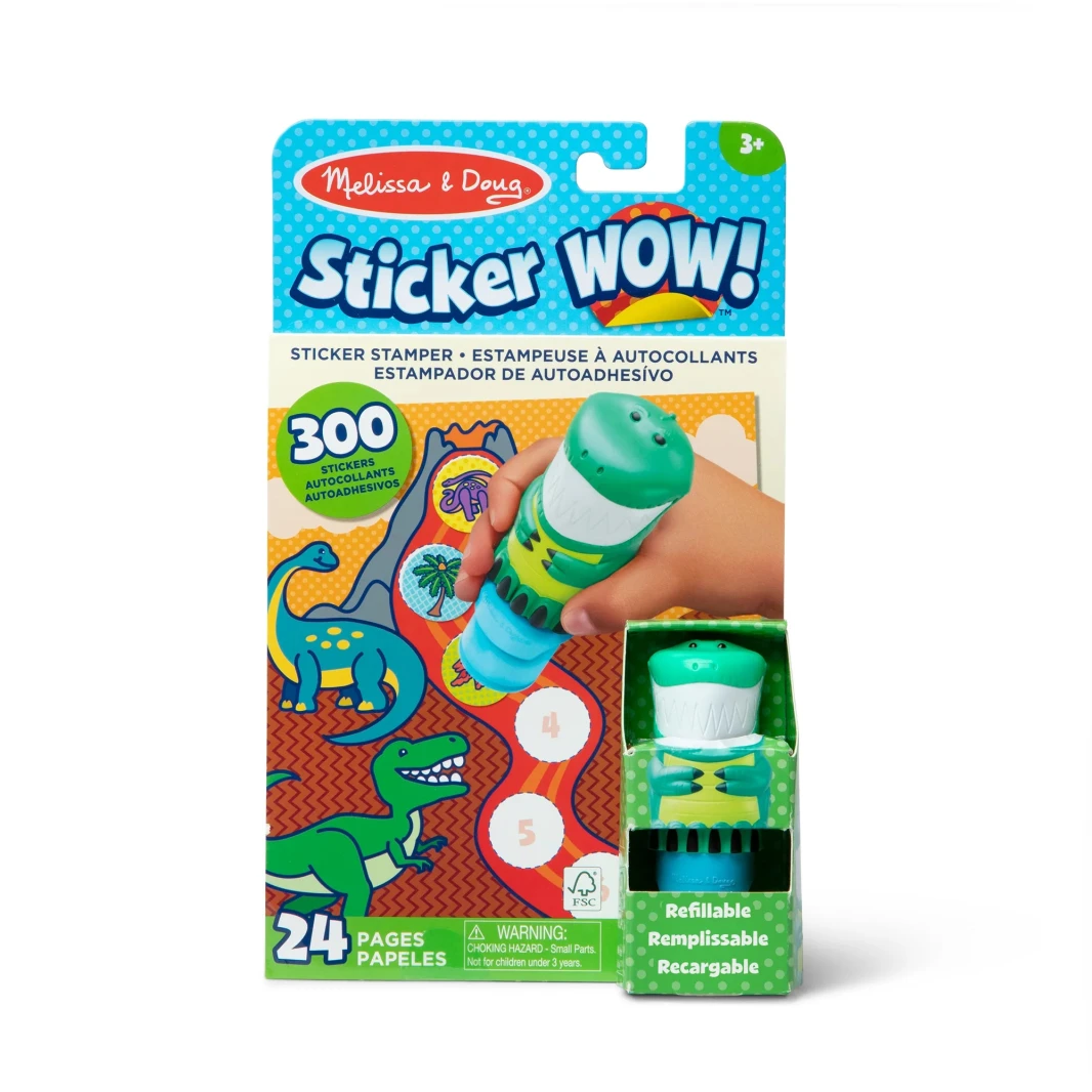 Melissa & Doug Sticker Wow Activity Pad Set Dinosaur