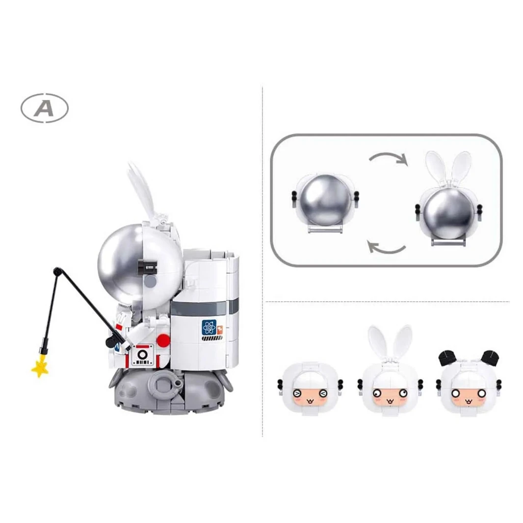 Sluban Pleyerid Maro Astronaut 3 Types