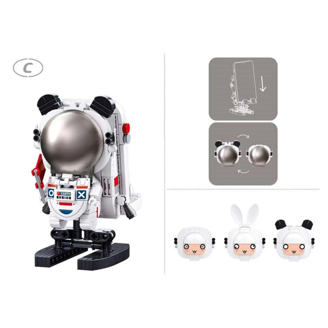 Sluban Pleyerid Maro Astronaut 3 Types
