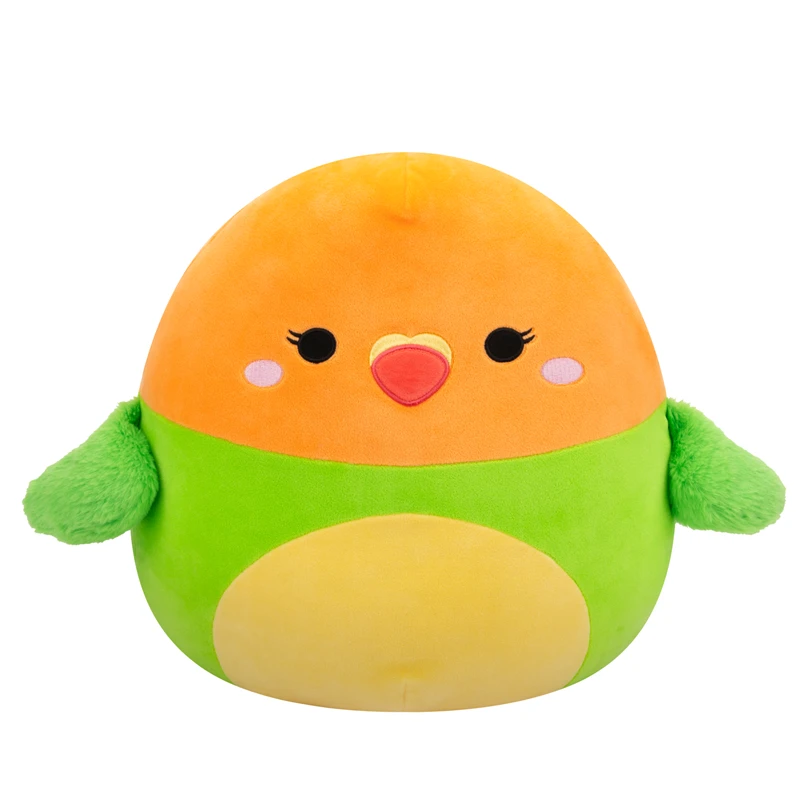 Sqk Large Plush 14 Squishmallows Tbd Green And Orange Love Bird