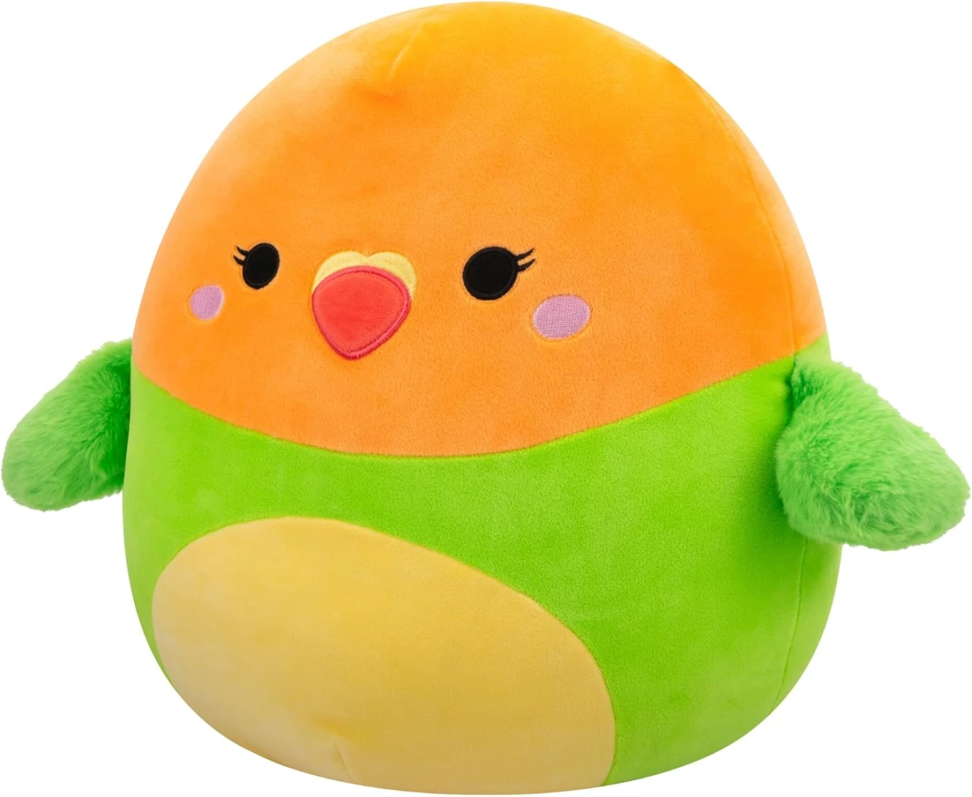 Sqk Large Plush 14 Squishmallows Tbd Green And Orange Love Bird