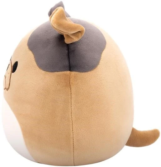 Sqk Little Plush 7.5 Squishmallows Tbd Brown Bulldog W Dark Brown Spots