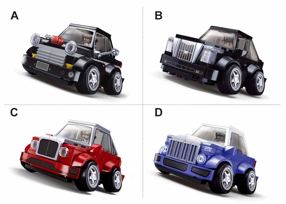 Sluban Mcar Hell Of Flush Regal Car 4 Types
