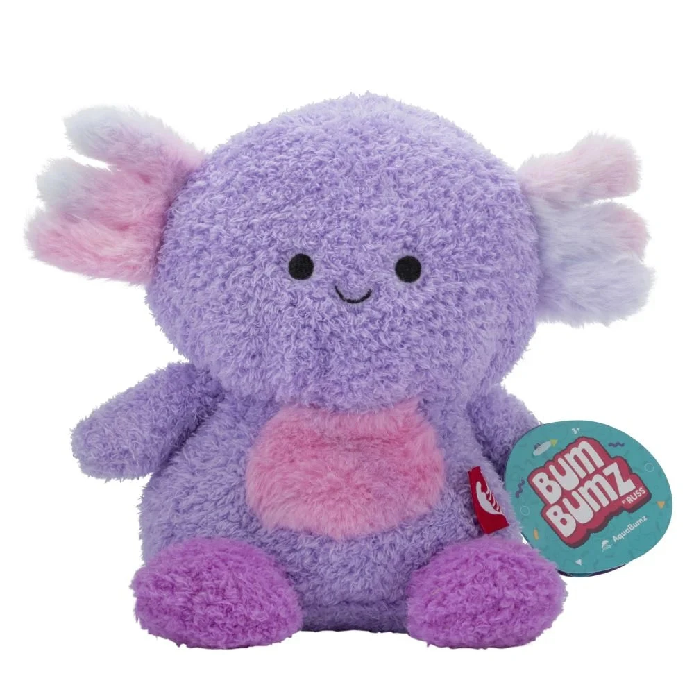 Bumbumz Aquabumz Alaina The Axolotl 7.5 Plush