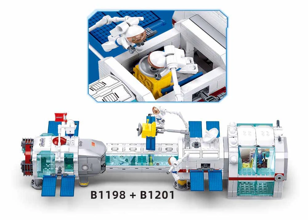 Sluban Space Dream Space Station Core Module 502 Pcs