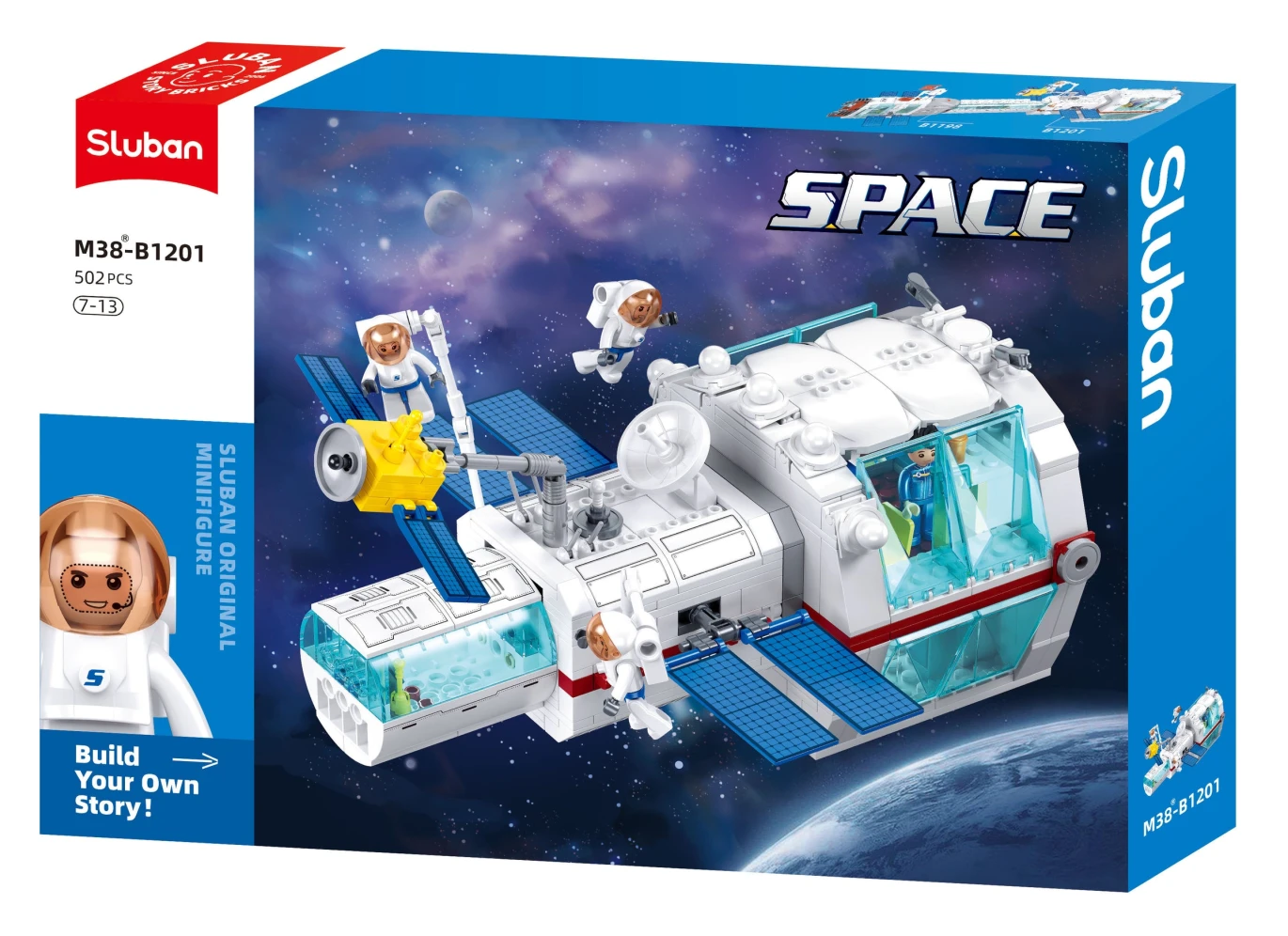 Sluban Space Dream Space Station Core Module 502 Pcs