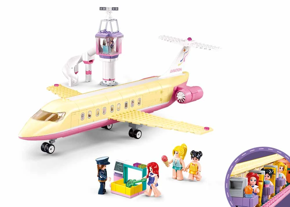 Sluban Girls Dream Plane 384 Pcs