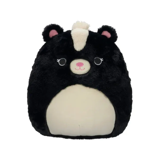 Squishmallows Med Plush 12 Fuzzamallows Selma Blk Wht Skunk