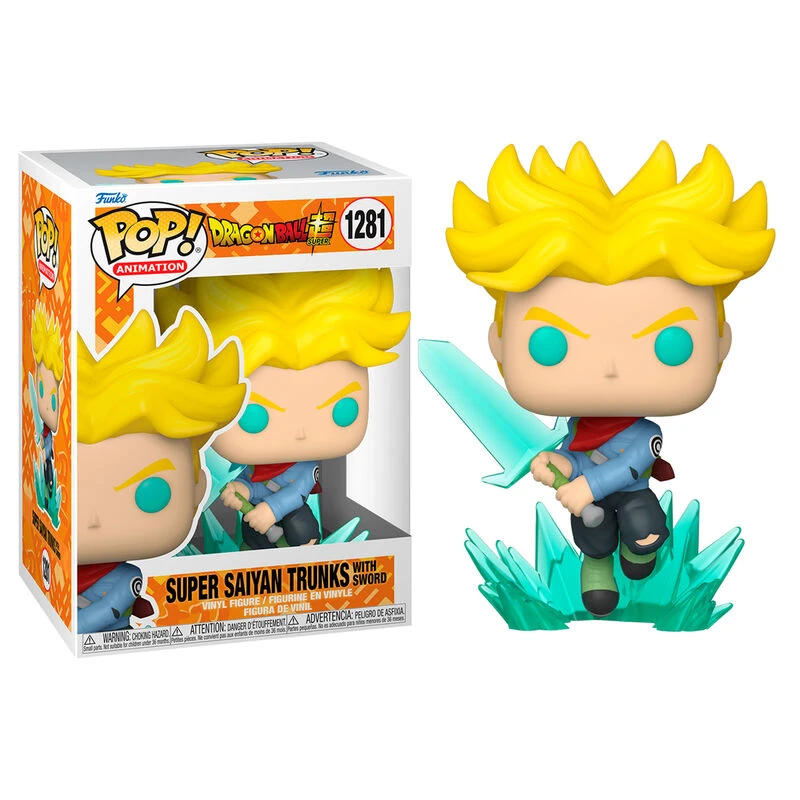 Pop Animation: Dragon Ball - Super Saiyan Trunks with Sword