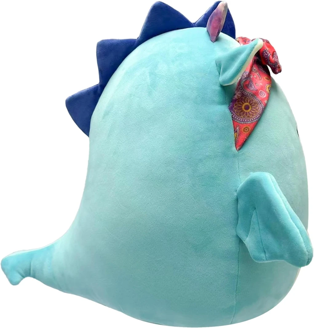 Squishmallows Little Plush Tatiana Dark Dragon With Bandana