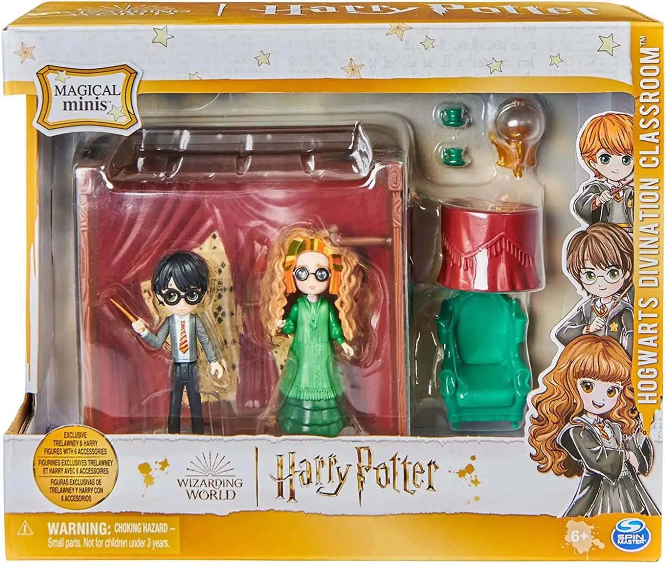Ww Magical Minidivinationplyst-Profr Trelawney & Harry